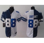 nike women nfl jerseys dallas cowboys #88 bryant white-blue[nike split]