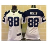 nike women nfl jerseys dallas cowboys #88 irvin white[nike throwback][irvin]