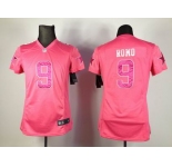 nike women nfl jerseys dallas cowboys #9 romo grey pink[nike]
