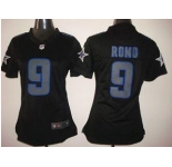 nike women nfl jerseys dallas cowboys #9 tony romo black[nike impact limited]