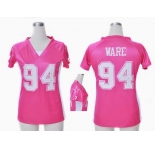 nike women nfl jerseys dallas cowboys #94 ware pink[draft him ii top]