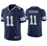 Youth Dallas Cowboys #11 Micah Parsons 2021 NFL Draft Navy Vapor Limited Stitched Jersey