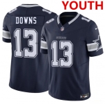 Youth Dallas Cowboys #13 Caleb Downs Navy 2026 Draft F.U.S.E Vapor Untouchable Limited Stitched Football Jersey