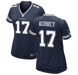 Youth Dallas Cowboys #17 Brandon Aubrey  Navy Vapor Untouchable Limited Stitched Jersey