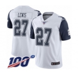 Youth Dallas Cowboys #27 Jourdan Lewis Limited White Rush Vapor Untouchable 100th Season Football Jersey