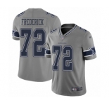 Youth Dallas Cowboys #72 Travis Frederick Limited Gray Inverted Legend Football Jersey