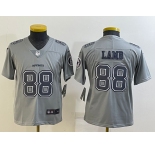 Youth Dallas Cowboys #88 CeeDee Lamb Grey Atmosphere Fashion 2022 Vapor Untouchable Stitched Nike Limited Jersey
