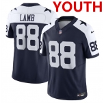 Youth Dallas Cowboys #88 CeeDee Lamb Navy 2023 F.U.S.E. Limited Stitched Football Jersey
