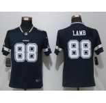 Youth Dallas Cowboys #88 CeeDee Lamb Navy Blue Team Color Vapor Untouchable Limited Player Football Jersey