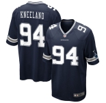 Youth Dallas Cowboys #94 Marshawn Kneeland Navy Team Color Limited Jersey