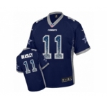 Youth Nike Dallas Cowboys #11 Cole Beasley Elite Navy Blue Drift Fashion NFL Jersey