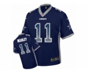Youth Nike Dallas Cowboys #11 Cole Beasley Elite Navy Blue Drift Fashion NFL Jersey