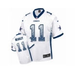 Youth Nike Dallas Cowboys #11 Cole Beasley Elite White Drift Fashion NFL Jersey