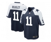 Youth Nike Dallas Cowboys #11 Cole Beasley Game Navy Blue Throwback Alternate NFL Jersey