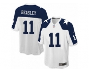 Youth Nike Dallas Cowboys #11 Cole Beasley Game White Throwback Alternate NFL Jersey