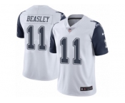 Youth Nike Dallas Cowboys #11 Cole Beasley Limited White Rush NFL Jersey