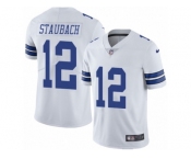 Youth Nike Dallas Cowboys #12 Roger Staubach Vapor Untouchable Limited White NFL Jersey