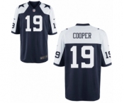 Youth Nike Dallas Cowboys #19 Amari Cooper Game Navy Blue Throwback Alternate NFL Jersey