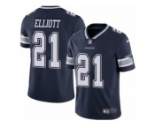 Youth Nike Dallas Cowboys #21 Ezekiel Elliott Vapor Untouchable Limited Navy Blue Team Color NFL Jersey
