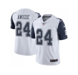 Youth Nike Dallas Cowboys #24 Chidobe Awuzie White Stitched NFL Limited Rush Jersey