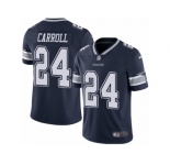 Youth Nike Dallas Cowboys #24 Nolan Carroll Vapor Untouchable Limited Navy Blue Team Color NFL Jersey