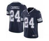 Youth Nike Dallas Cowboys #24 Nolan Carroll Vapor Untouchable Limited Navy Blue Team Color NFL Jersey