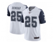 Youth Nike Dallas Cowboys #25 Lance Dunbar Limited White Rush NFL Jersey