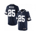 Youth Nike Dallas Cowboys #25 Xavier Woods Limited Navy Blue Team Color NFL Jersey