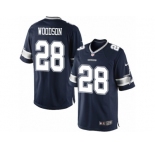 Youth Nike Dallas Cowboys #28 Darren Woodson Limited Navy Blue Team Color NFL Jersey