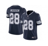 Youth Nike Dallas Cowboys #28 Darren Woodson Vapor Untouchable Limited Navy Blue Team Color NFL Jersey