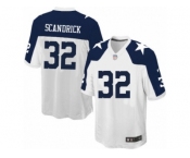 Youth Nike Dallas Cowboys #32 Orlando Scandrick Game White Throwback Alternate NFL Jersey