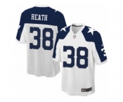 Youth Nike Dallas Cowboys #38 Jeff Heath Game White Throwback Alternate NFL Jersey