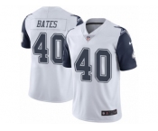 Youth Nike Dallas Cowboys #40 Bill Bates Limited White Rush NFL Jersey