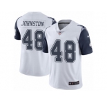 Youth Nike Dallas Cowboys #48 Daryl Johnston Limited White Rush NFL Jersey