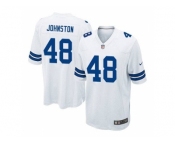Youth Nike Dallas Cowboys #48 Daryl Johnston White Stitched NFL Elite Jersey