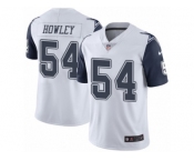 Youth Nike Dallas Cowboys #54 Chuck Howley Limited White Rush NFL Jersey