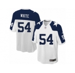 Youth Nike Dallas Cowboys #54 Randy White Game White Throwback Alternate NFL Jersey