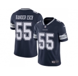 Youth Nike Dallas Cowboys #55 Leighton Vander Esch Navy Blue Team Color Stitched NFL Vapor Untouchable Limited Jersey