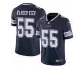 Youth Nike Dallas Cowboys #55 Leighton Vander Esch Navy Blue Team Color Stitched NFL Vapor Untouchable Limited Jersey
