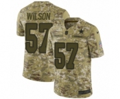 Youth Nike Dallas Cowboys #57 Damien Wilson Limited Camo 2018 Salute to Service NFL Jersey