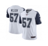 Youth Nike Dallas Cowboys #57 Damien Wilson Limited White Rush Vapor Untouchable NFL Jersey