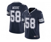 Youth Nike Dallas Cowboys #58 Damontre Moore Vapor Untouchable Limited Navy Blue Team Color NFL Jersey