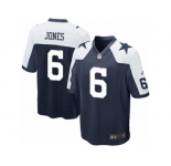 Youth Nike Dallas Cowboys #6 Chris Jones Game Navy Blue Throwback Alternate NFL Jersey