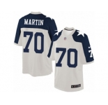 Youth Nike Dallas Cowboys #70 Zack Martin Limited White Throwback Alternate NFL Jersey