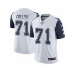 Youth Nike Dallas Cowboys #71 La'el Collins Limited White Rush NFL Jersey