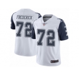 Youth Nike Dallas Cowboys #72 Travis Frederick Limited White Rush NFL Jersey