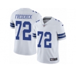 Youth Nike Dallas Cowboys #72 Travis Frederick Vapor Untouchable Limited White NFL Jersey