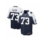 Youth Nike Dallas Cowboys #73 Larry Allen Navy Blue Stitched NFL Elite Throwback Alternate jersey