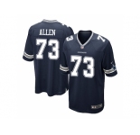 Youth Nike Dallas Cowboys #73 Larry Allen Navy Blue Stitched NFL jersey
