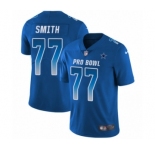 Youth Nike Dallas Cowboys #77 Tyron Smith Limited Royal Blue NFC 2019 Pro Bowl NFL Jersey